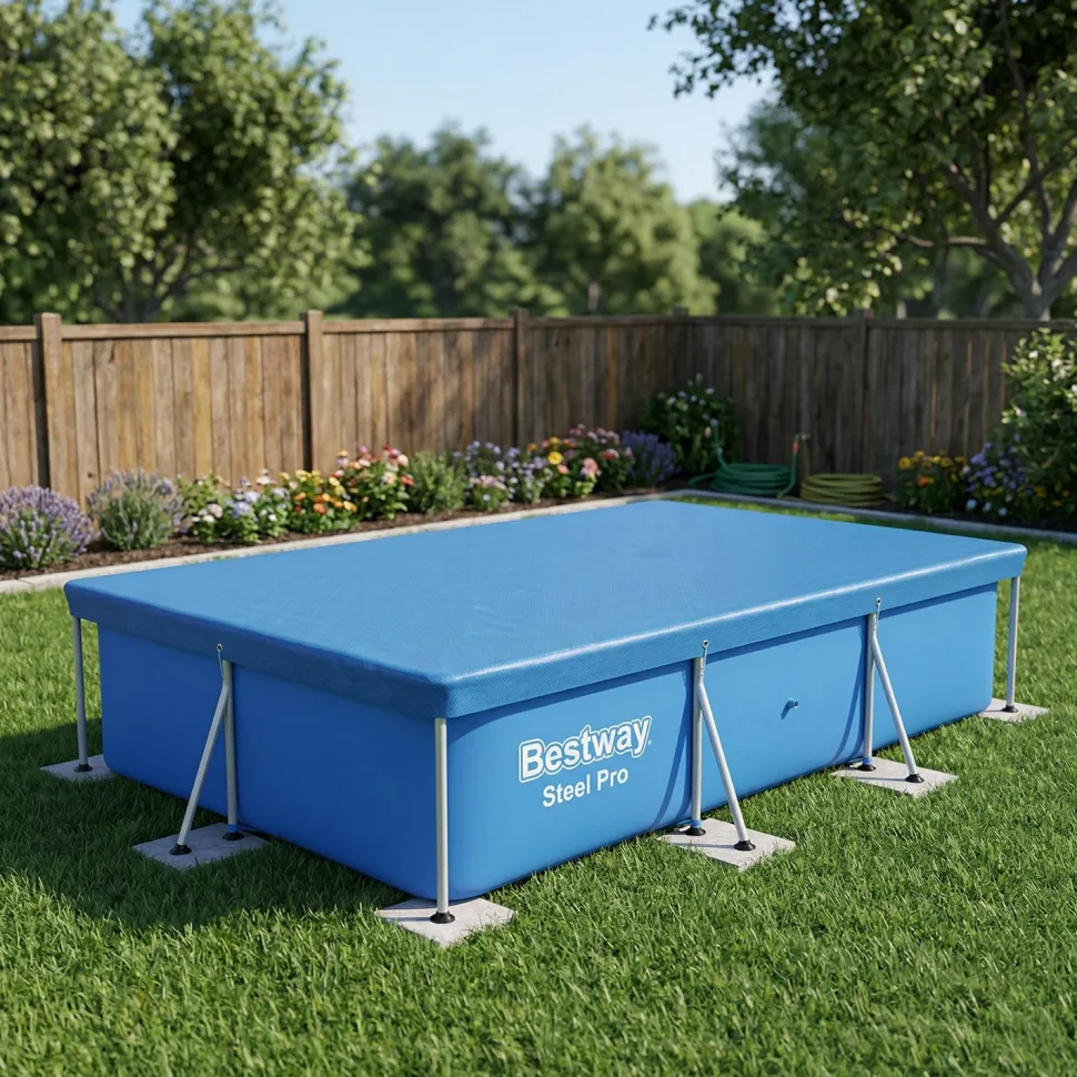 Telo Copertura Rettangolare per piscine da 300x201 cm