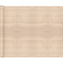 Telo frangivista beige per balcone e ringhiera h85x500cm