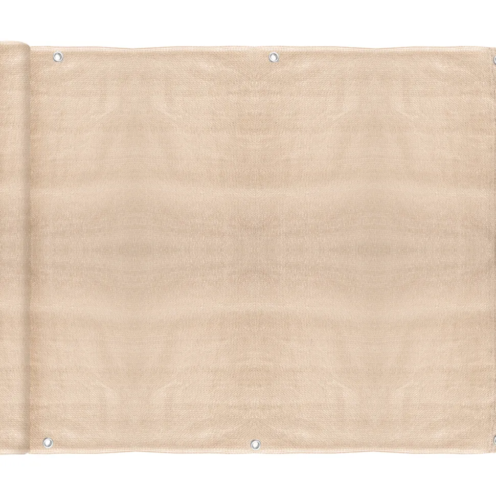 Telo frangivista beige per balcone e ringhiera h85x500cm