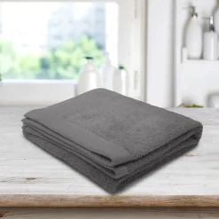 Telo in cotone Grigio Scuro Spugna Melodia 90x140 cm