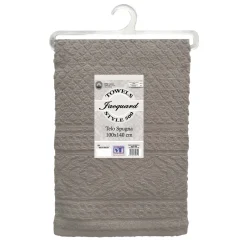 Telo in cotone Grigio Spugna 500 Style 100x140 cm
