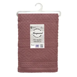 Telo in cotone Rosa Spugna 500 Style 100x140 cm