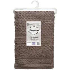 Telo in cotone Tortora Spugna 500 Style 100x140 cm