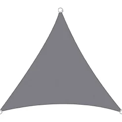 Telo ombreggiante Vela da giardino triangolare Grigio 3x3x3 metri