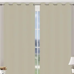 Tenda Blackout colore crema 140x280 cm