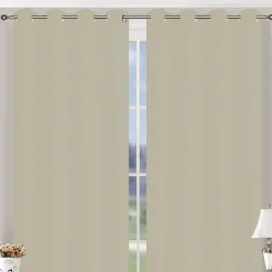 Tenda Blackout colore crema 140x280 cm
