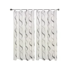 Tenda Debby Loop Beige set 2 pezzi 70x150 cm