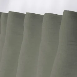 Tenda Madrid Voile Verde Kaki Linea Lovely Casa 140x280 cm