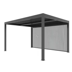 Tenda Screen a Caduta Grigia Lato 4 metri