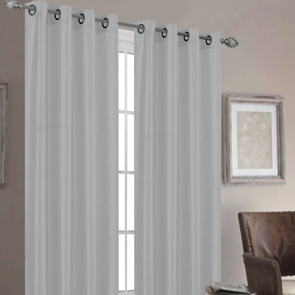 Tenda Tussah Grigio 140x280 cm