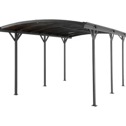 Tettoia per Auto in Policarbonato e Alluminio Carport Arco