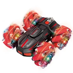 The Stunt Vehicle Racing con Radiocomando + Controller da Polso, Effetto Spray e Luci LED
