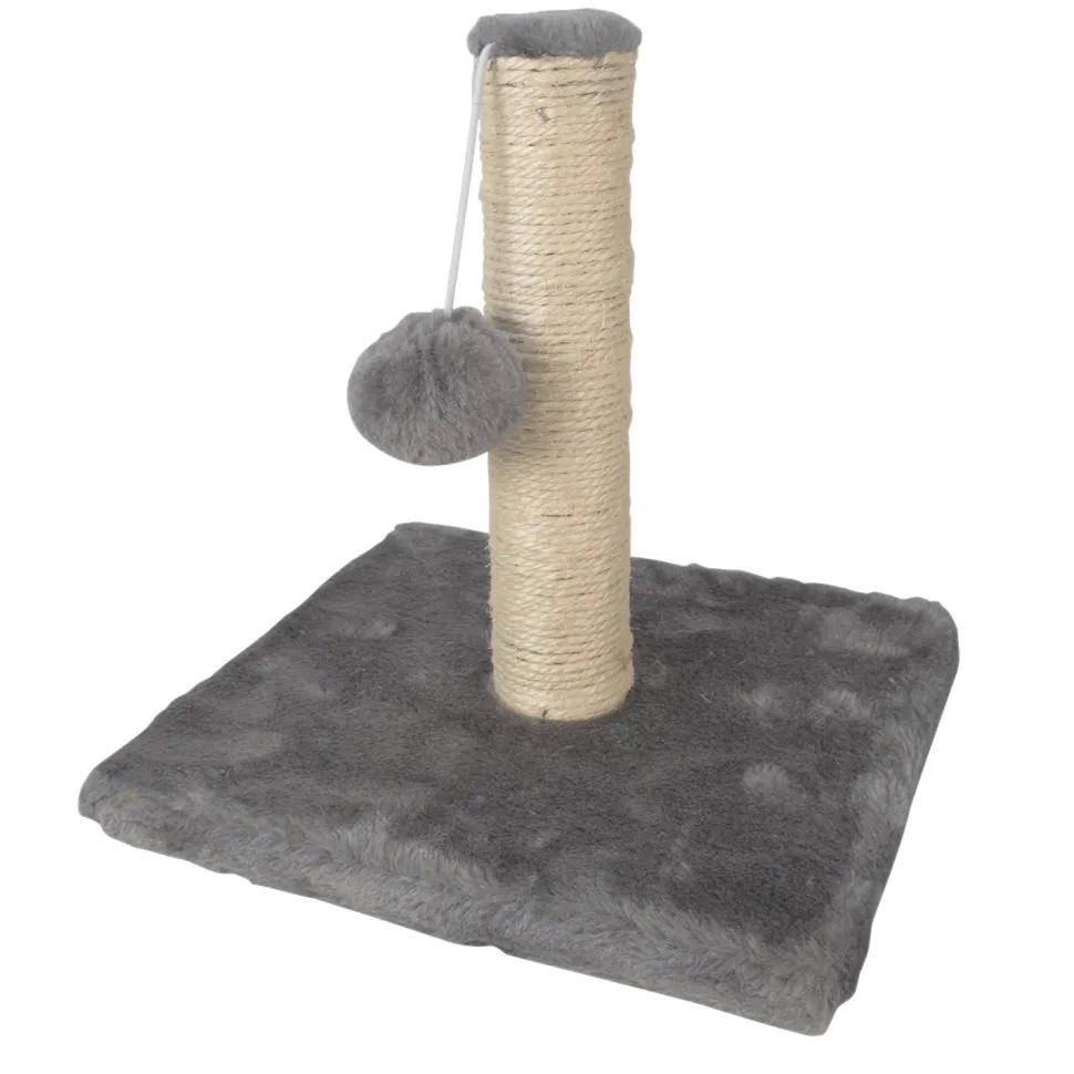 Tiragraffi a Colonna per Gatti con Corda in Sisal e Pallina Gioco