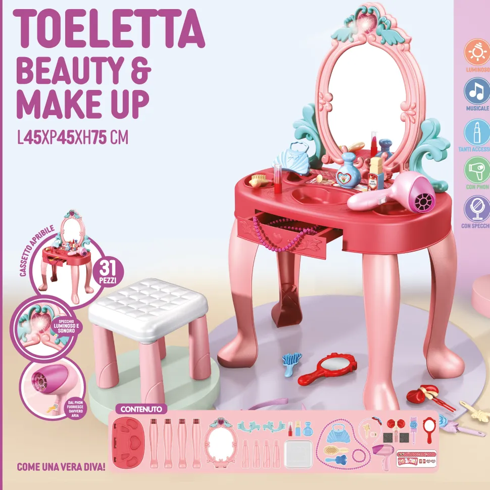 Toeletta Beauty & Make Up 31 Pezzi