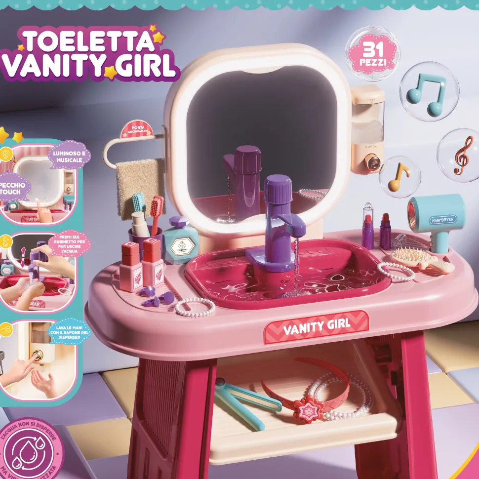 Toeletta Vanity Girl 31 Pezzi