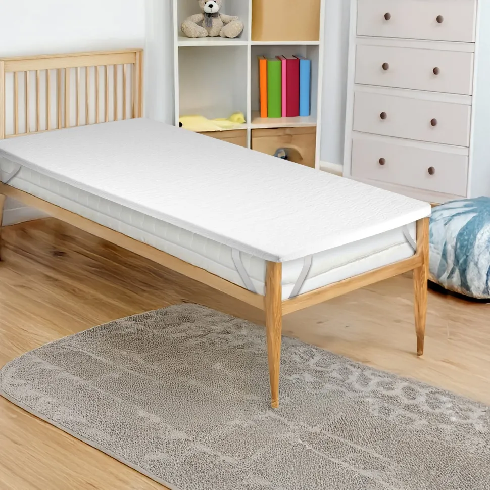 Topper per Materasso Singolo Aloe Vera 90x190 cm