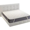 Topper trapuntato con elastici per letto matrimoniale 170x200 cm
