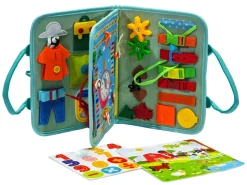 Touch & Play Book, Libro Educativo Montessori 18+