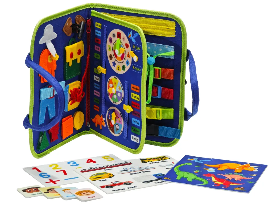 Touch & Play Book, Libro Educativo Montessori 18+