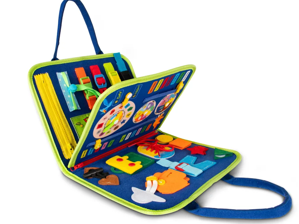 Touch & Play Book, Libro Educativo Montessori 18+