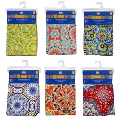 Tovaglia Antimacchia Linea Mandala 8 Posti 140x240 cm