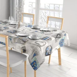 Tovaglia antimacchia Linea Shabby 8 posti