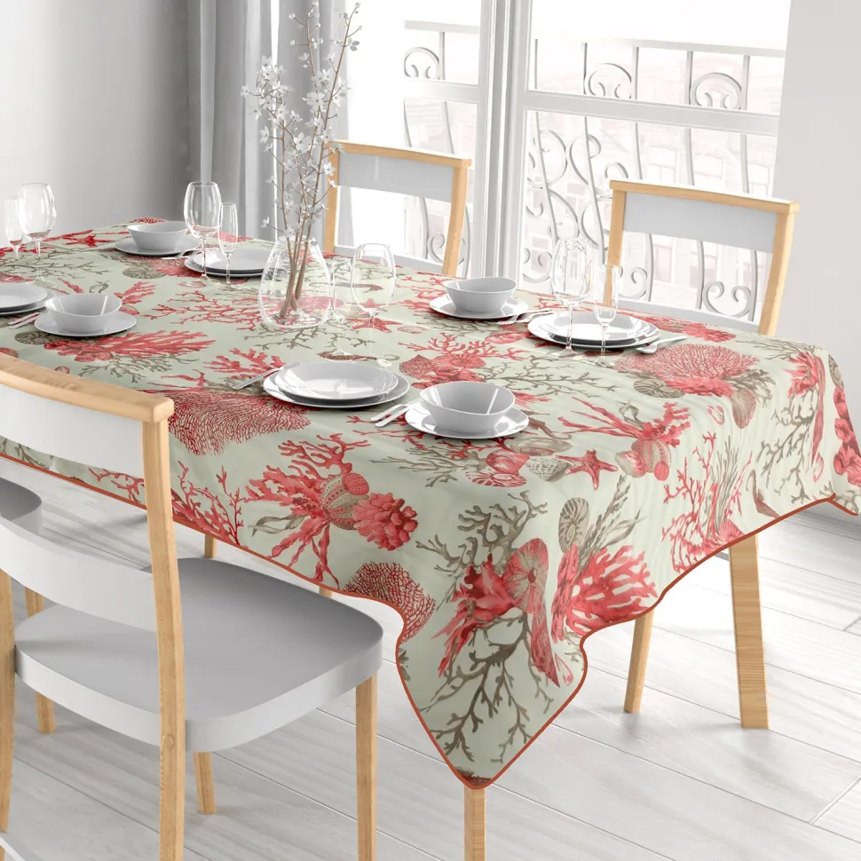 Tovaglia Antimacchia Linea Summer 10 posti 140x300 cm