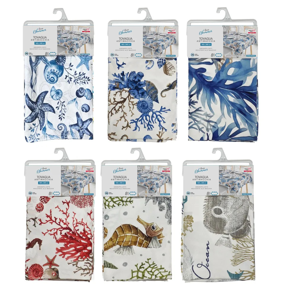 Tovaglia Antimacchia Linea Summer 8 posti 140x240 cm
