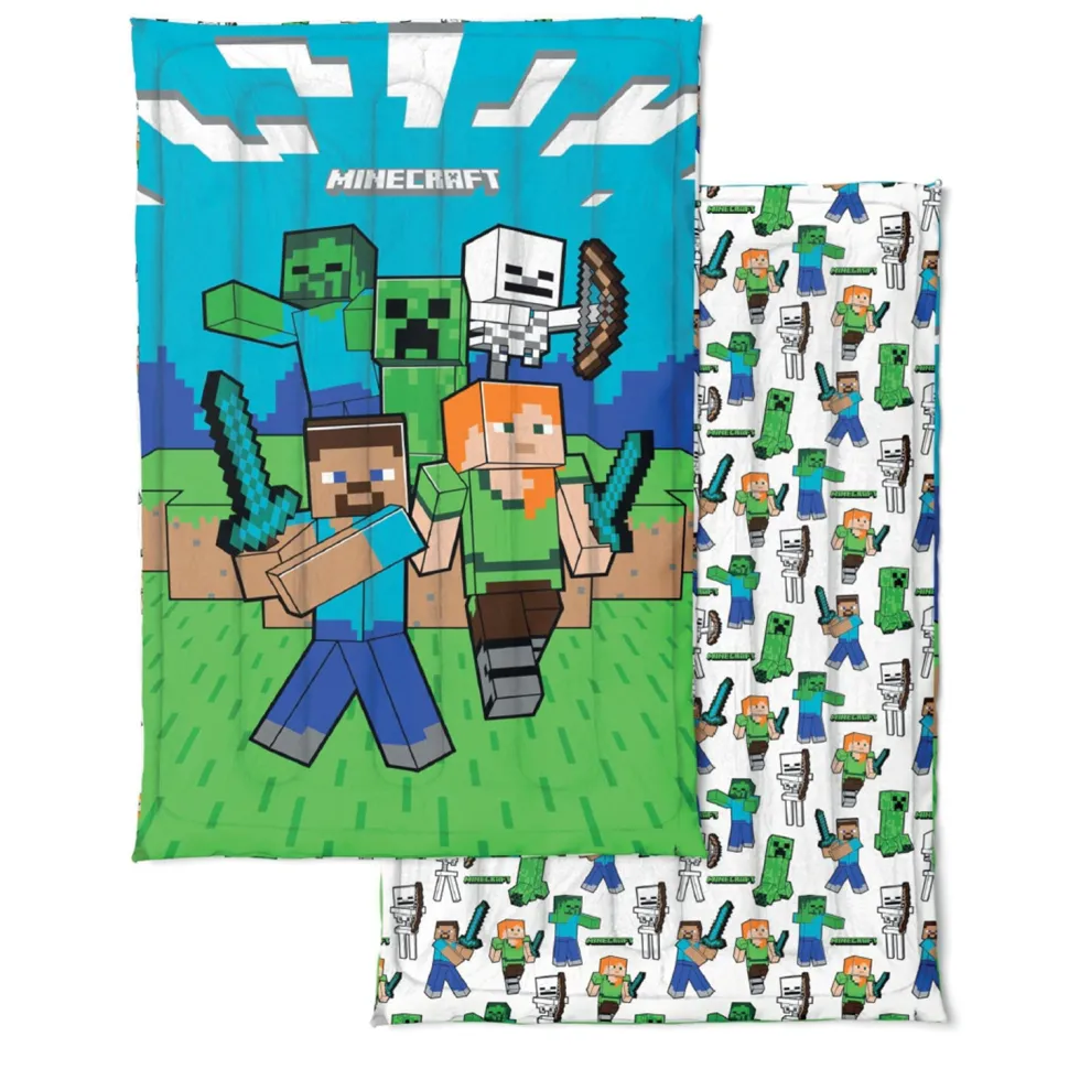 Trapunta Copriletto singolo Minecraft 160x260 cm