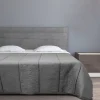 Trapunta Matrimoniale Bicolor Style Grigio Chiaro e Grigio Scuro 240x240 cm
