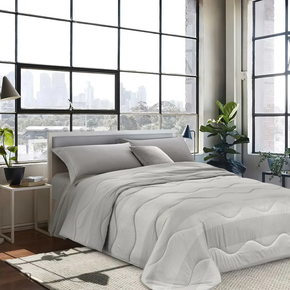 Trapunta Matrimoniale Lavinia Stampata Microfibra Disegno 39 260x260 cm