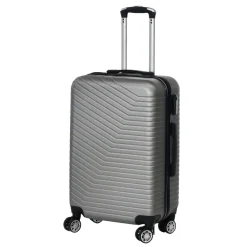 Trolley Semirigido 24" Grigio in ABS con 4 ruote