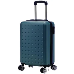 Trolley Semirigido 19" in ABS con 4 ruote Blu