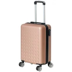 Trolley Semirigido 19" in ABS con 4 ruote Rose Gold