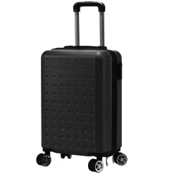 Trolley Semirigido 19" Nero in ABS con 4 ruote
