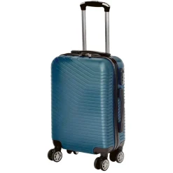Trolley Semirigido 24" Petrolio in ABS con 4 ruote