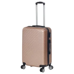 Trolley Semirigido 24" Rose Gold in ABS con 4 ruote