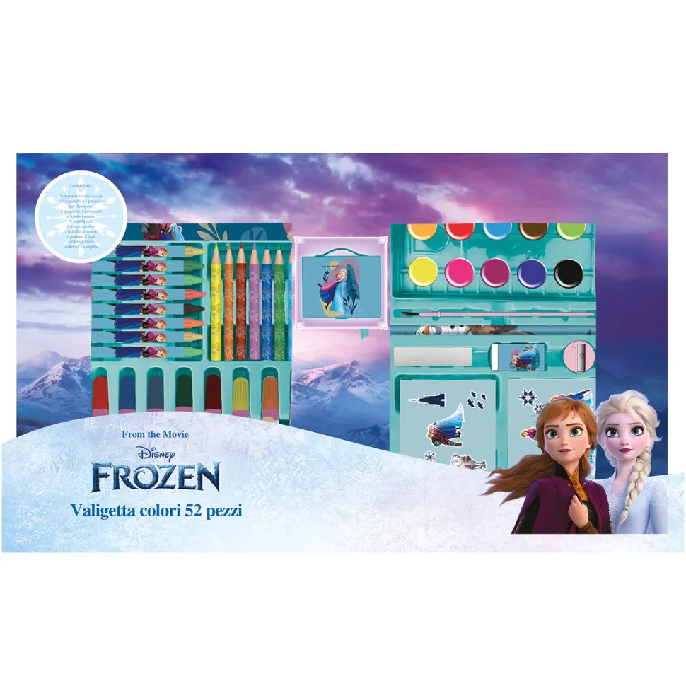Valigetta Colori Frozen Multicolor Creativo 52 Pezzi