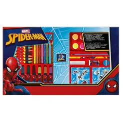 Valigetta Colori Spiderman Multicolor Creativo 52 Pezzi