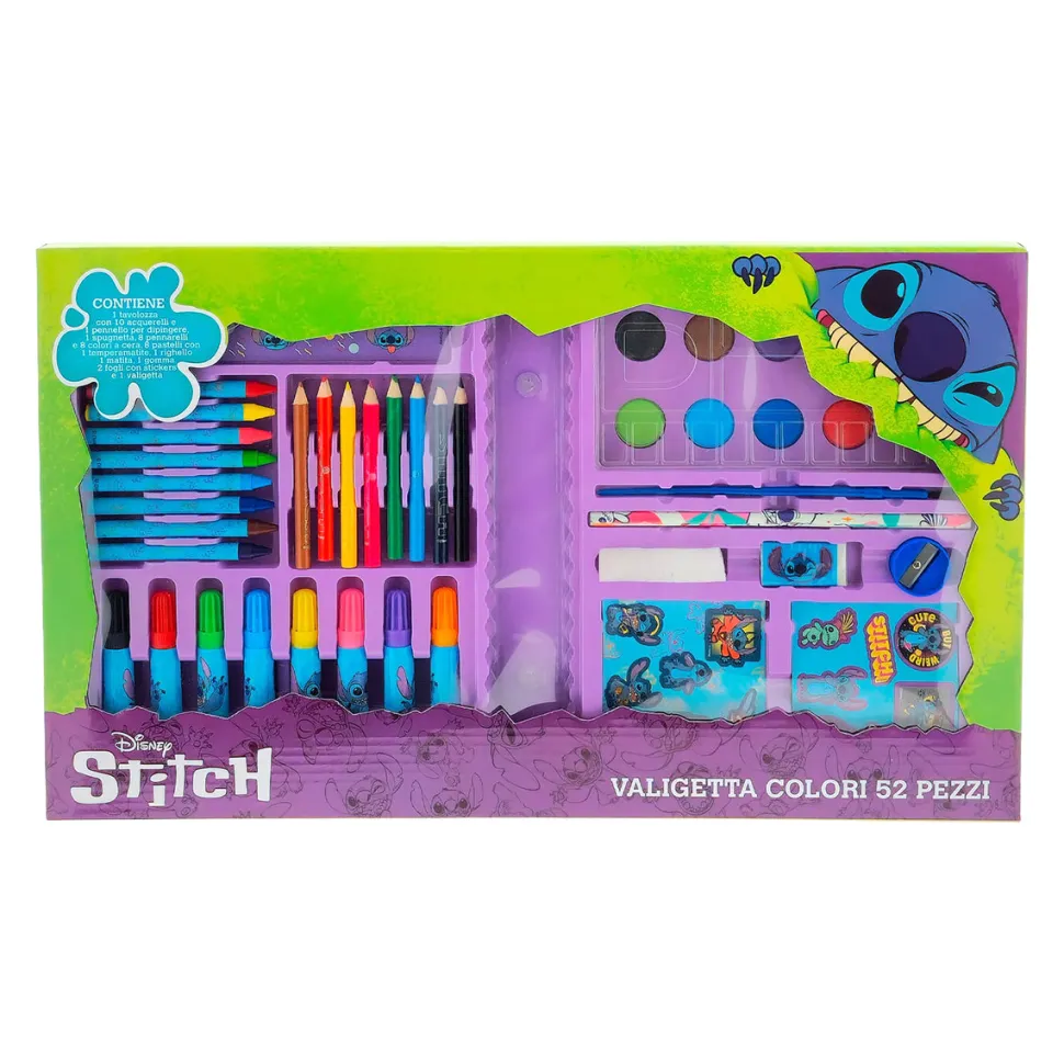 Valigetta Colori Stitch Multicolor Creativo 52 Pezzi