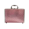 Valigetta Make-Up 46 Pezzi Effetto Coccodrillo Rosa