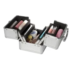 Valigetta Porta Cosmetici in alluminio 5 Scomparti