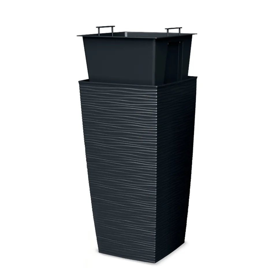 Vaso Aurora Antracite con Inserto