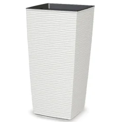 Vaso Aurora Bianco con Inserto