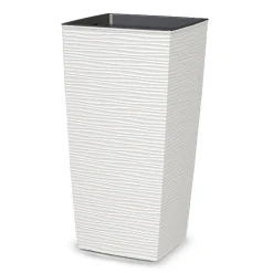 Vaso Aurora Bianco con Inserto