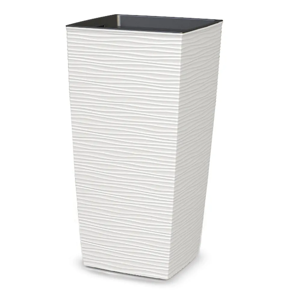 Vaso Aurora Bianco con Inserto
