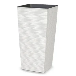 Vaso Aurora Bianco con Inserto