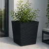 Vaso Aurora Cube Antracite