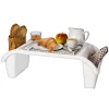 Vassoio da Letto Bianco h21x58x29,5 cm