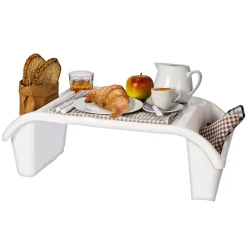 Vassoio da Letto Bianco h21x58x29,5 cm
